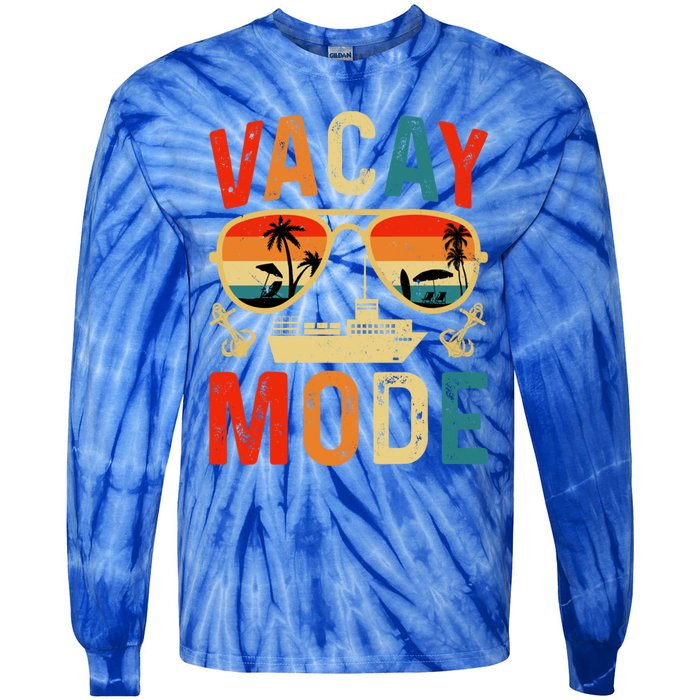 Vacay Mode Gift Tie-Dye Long Sleeve Shirt