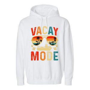 Vacay Mode Gift Garment-Dyed Fleece Hoodie