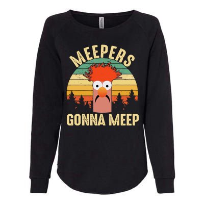 Vintage Meepers Gonna Meep Muppet Womens California Wash Sweatshirt