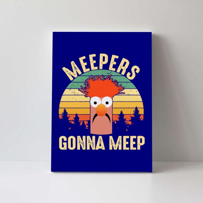 Vintage Meepers Gonna Meep Muppet Canvas