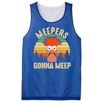 Vintage Meepers Gonna Meep Muppet Mesh Reversible Basketball Jersey Tank