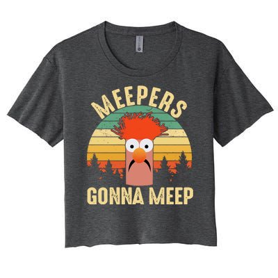 Vintage Meepers Gonna Meep Muppet Women's Crop Top Tee