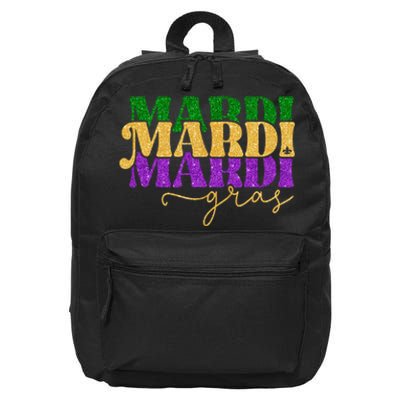 Vintage Mardi Gras Festival New Orleans 16 in Basic Backpack