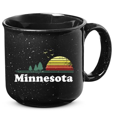 Vintage Minnesota Grown Mn Home Design Souvenir 15oz Campfire Ceramic Mug