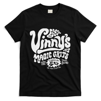 VinnyS Magic Grits Cooks In 5 Minutes Just Blend T-Shirt