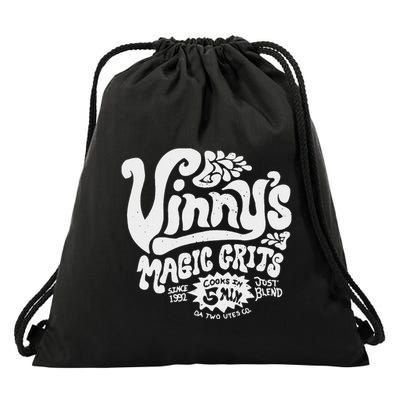 VinnyS Magic Grits Cooks In 5 Minutes Just Blend Drawstring Bag