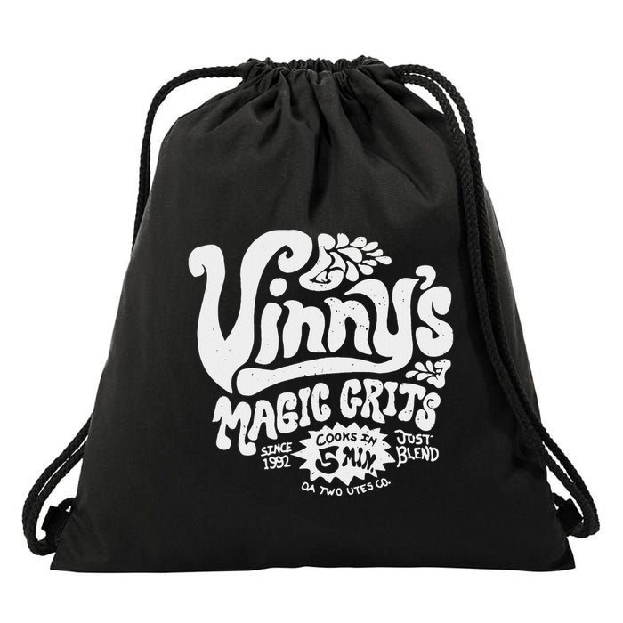 VinnyS Magic Grits Cooks In 5 Minutes Just Blend Drawstring Bag