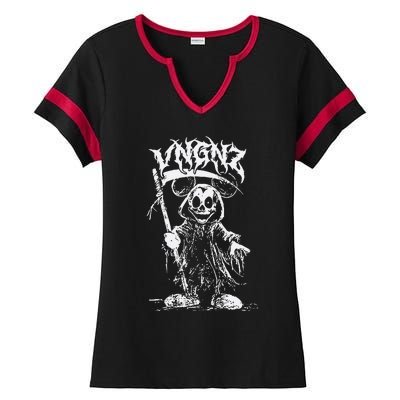 Vngnz Mickey Grim Ladies Halftime Notch Neck Tee