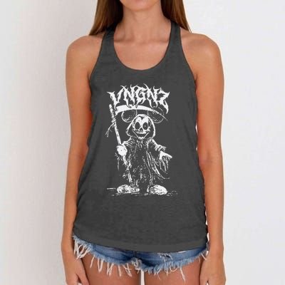 Vngnz Mickey Grim Women's Knotted Racerback Tank