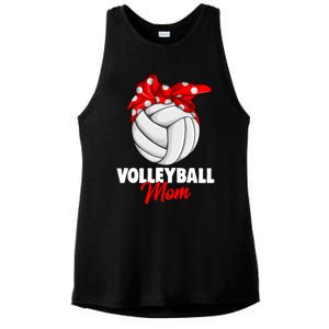 Volleyball Mom Gift Ladies PosiCharge Tri-Blend Wicking Tank