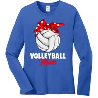 Volleyball Mom Gift Ladies Long Sleeve Shirt