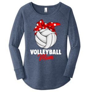 Volleyball Mom Gift Women's Perfect Tri Tunic Long Sleeve Shirt