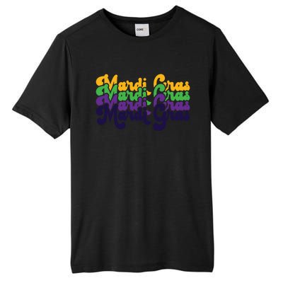 Vintage Meaningful Gift Mardi Gras Gift Tall Fusion ChromaSoft Performance T-Shirt