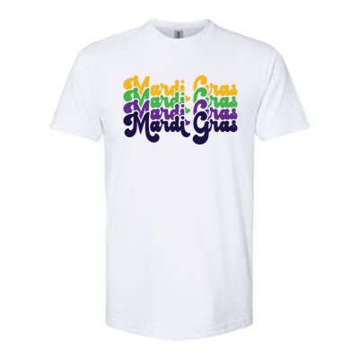 Vintage Meaningful Gift Mardi Gras Gift Softstyle CVC T-Shirt