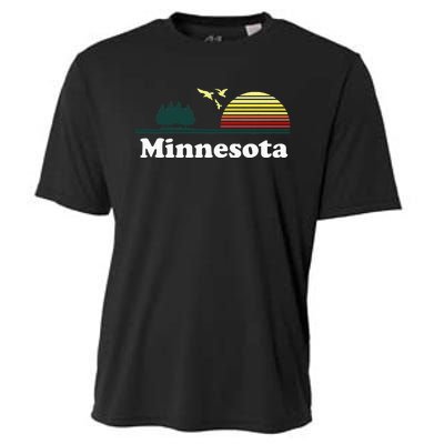 Vintage Minnesota Grown Mn Home Design Souvenir Cooling Performance Crew T-Shirt