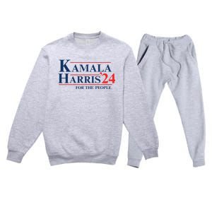 Vote Madam Harris Pres For The People Premium Crewneck Sweatsuit Set