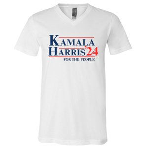 Vote Madam Harris Pres For The People V-Neck T-Shirt