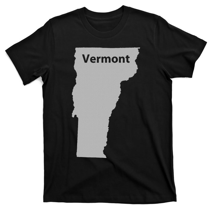 Vermont Map Home State Pride Gift T-Shirt