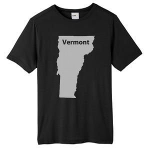 Vermont Map Home State Pride Gift Tall Fusion ChromaSoft Performance T-Shirt