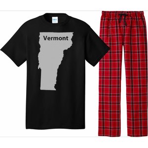 Vermont Map Home State Pride Gift Pajama Set