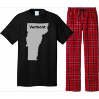 Vermont Map Home State Pride Gift Pajama Set