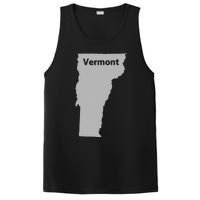 Vermont Map Home State Pride Gift PosiCharge Competitor Tank