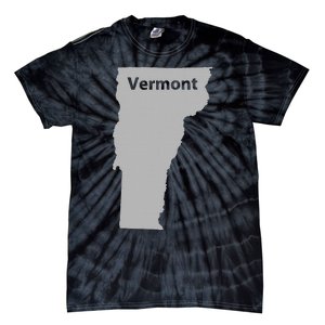 Vermont Map Home State Pride Gift Tie-Dye T-Shirt