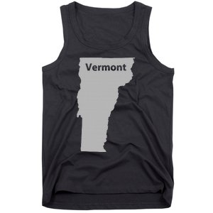 Vermont Map Home State Pride Gift Tank Top