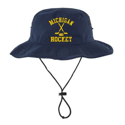 Vintage Michigan Hockey Legacy Cool Fit Booney Bucket Hat