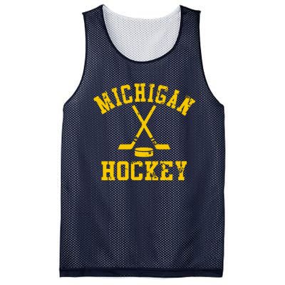 Vintage Michigan Hockey Mesh Reversible Basketball Jersey Tank