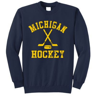 Vintage Michigan Hockey Tall Sweatshirt