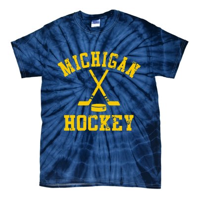 Vintage Michigan Hockey Tie-Dye T-Shirt