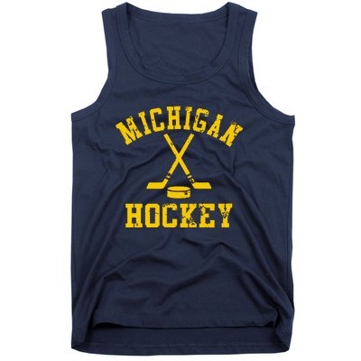 Vintage Michigan Hockey Tank Top