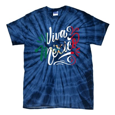 Viva Mexico Hispanic Mexican Heritage Tie-Dye T-Shirt