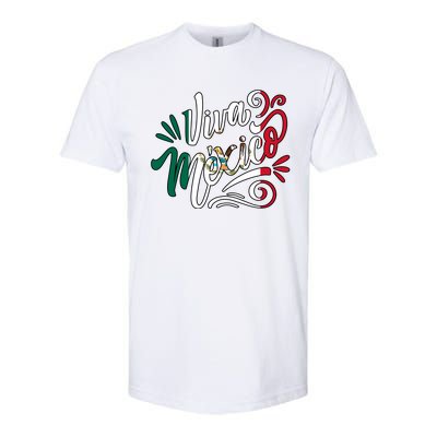 Viva Mexico Hispanic Mexican Heritage Softstyle® CVC T-Shirt