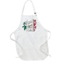 Viva Mexico Hispanic Mexican Heritage Full-Length Apron With Pockets