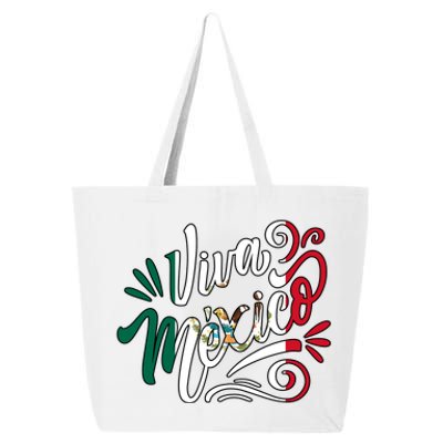 Viva Mexico Hispanic Mexican Heritage 25L Jumbo Tote