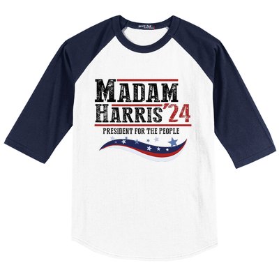 Vote Madam Harris For The People Baseball Sleeve Shirt