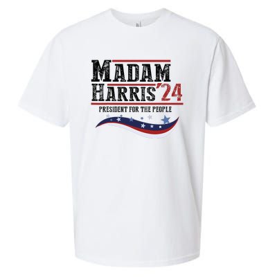 Vote Madam Harris For The People Sueded Cloud Jersey T-Shirt