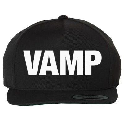 VAMP Matching Halloween Couples Funny Costumes SECURITY Goth Wool Snapback Cap