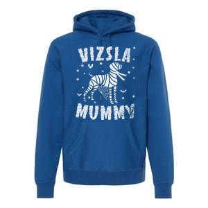 Vizsla Mummy Halloween Gift Premium Hoodie