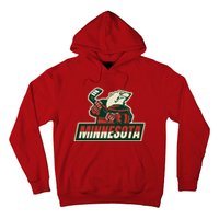 Vintage Minnesota Hockey Hoodie