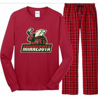 Vintage Minnesota Hockey Long Sleeve Pajama Set