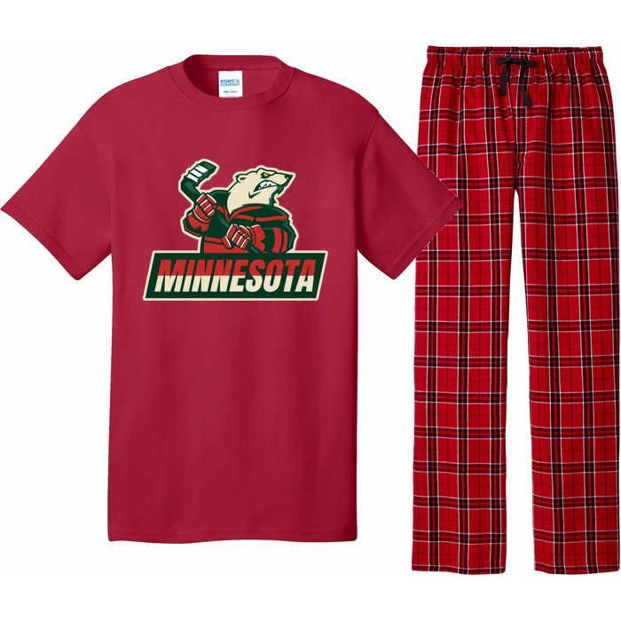 Vintage Minnesota Hockey Pajama Set