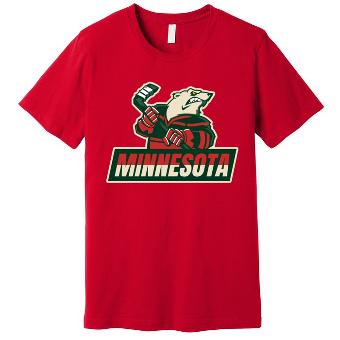 Vintage Minnesota Hockey Premium T-Shirt