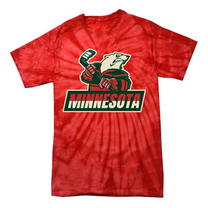 Vintage Minnesota Hockey Tie-Dye T-Shirt