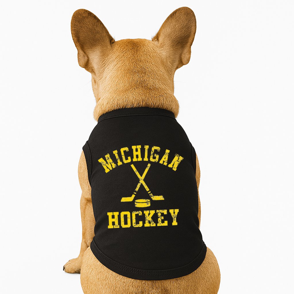 Vintage Michigan Hockey Doggie Tank