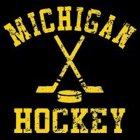 Vintage Michigan Hockey Doggie Tank
