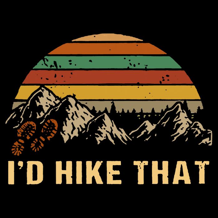 Vintage Mountain Hiking Boots Id Hike That Adventure Hikers Sweatshirt
