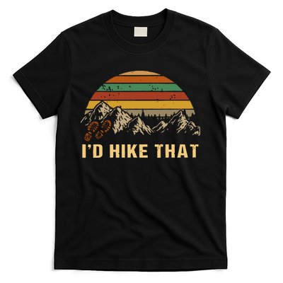 Vintage Mountain Hiking Boots Id Hike That Adventure Hikers T-Shirt